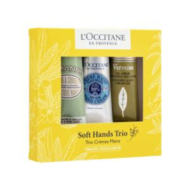 KIT CREME P MAOS LOCCITANE SOFT HANDS TRIO 30ML Cellshop Duty Free