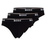 CUECA TIPO BRIEF MASCULINO ADULTO COR PRETO 50475273 TAMANHO L MARCA HUGO BOSS