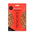 PISTACHES TORRADOS E SALGADOS WONDERFUL CHILI ROASTED PISTACHIOS SEM CASCA 311G