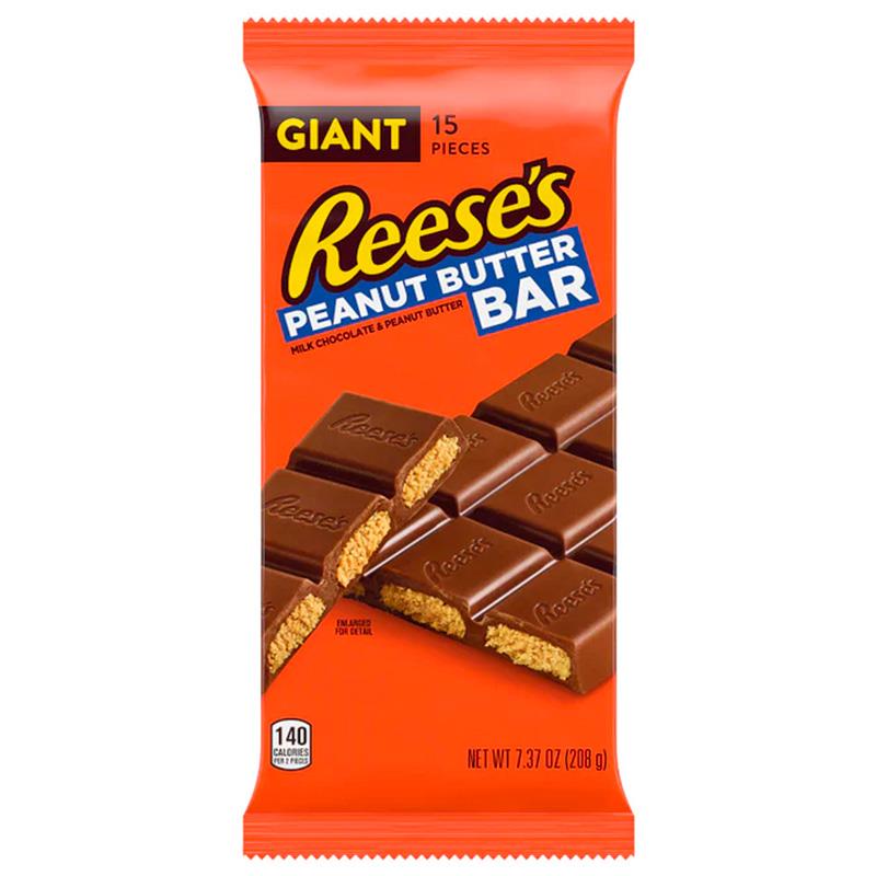 CHOCOLATE HERSHEY´S AO LEITE RECHEADO COM MANTEIGA DE AMENDOIM BAR 208 GRS