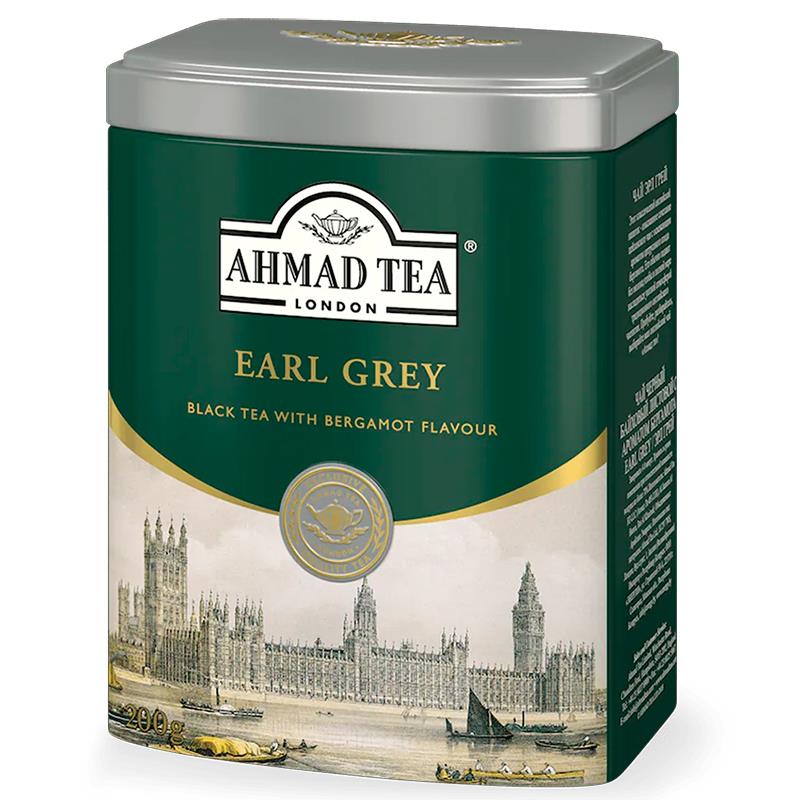 CHA AHMAD TEA EARL GREY CADDY LATA 100G