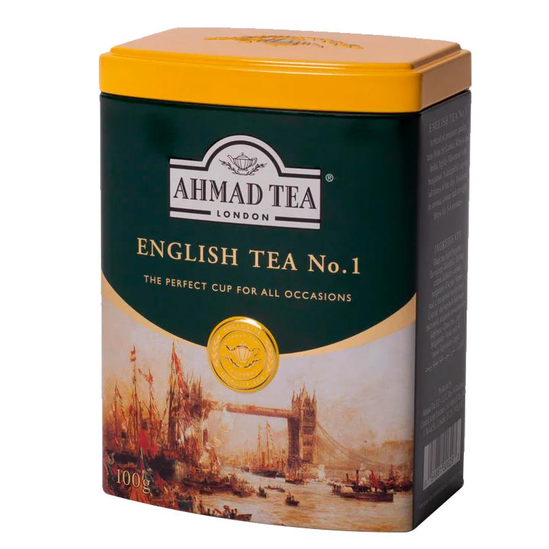 CHA AHMAD TEA ENGLISH CADDY N1 LATA 100G
