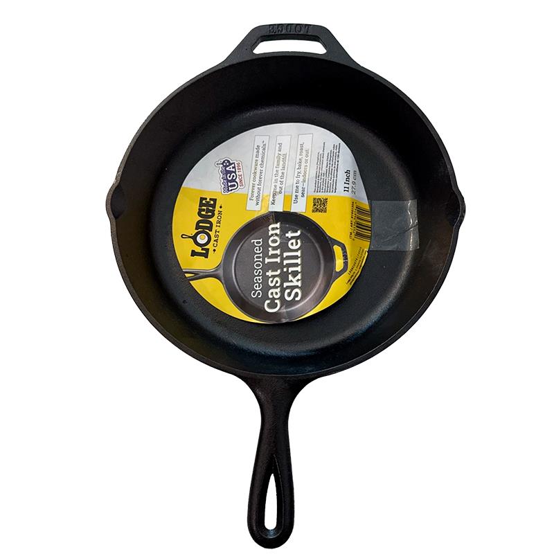 FRIGIDEIRAS DE FERRO FUNDIDO LODGE 11" CAST IRON SKILLET PRETA