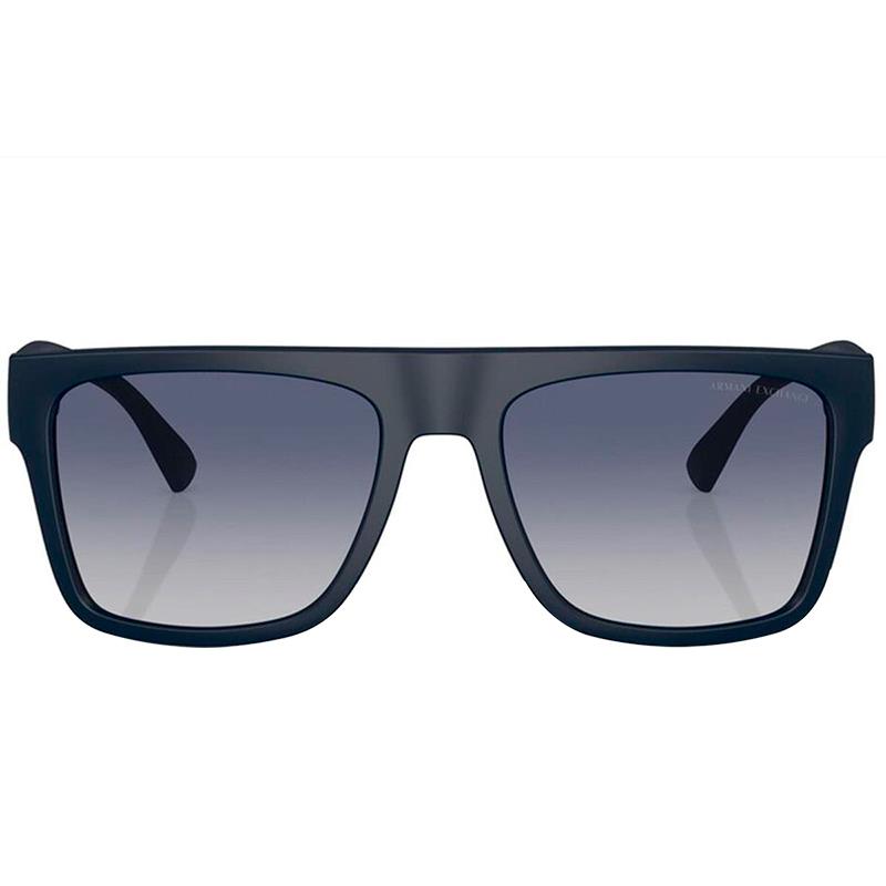 OCULOS DE SOL MASCULINO ARMANI EXCHANGE 0AX4113S 81814L TAM 55 AZUL MATTE