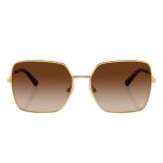 OCULOS DE SOL FEMININO DOLCE GABBANA 0DG2242 02/13 TAM 57 HAVANA E DOURADO