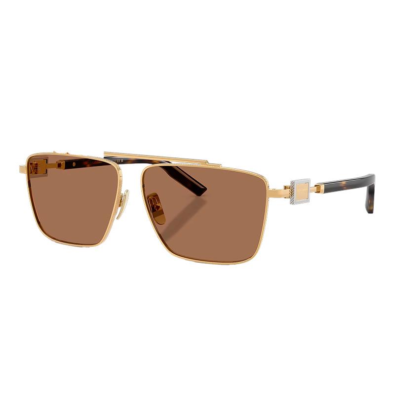 OCULOS DE SOL DOLCE GABBANA FEMININO 0DG2336 02/73 TAM 59 15 145 DOURADO MARROM