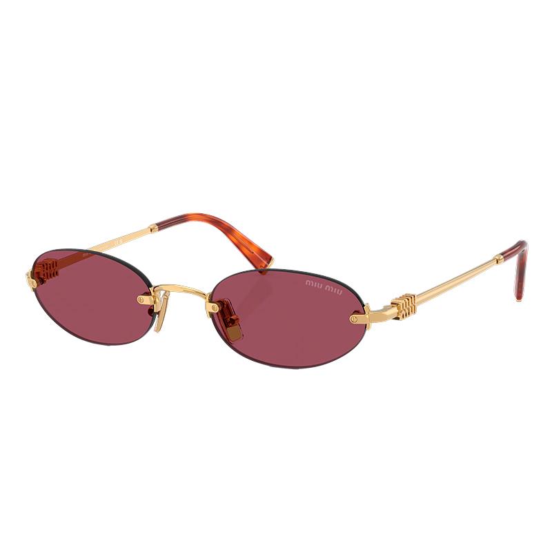 OCULOS DE SOL MIU MIU FEMININO 0MU A54S 5AK/20Y TAM 51 20 140 C/ESTOJO DOURADO