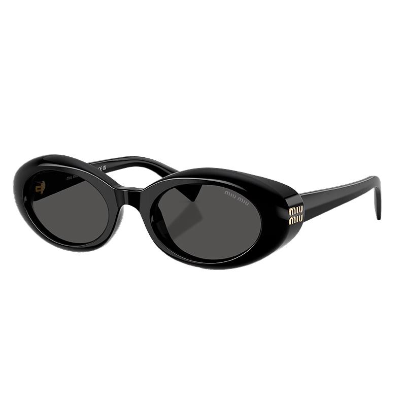 OCULOS DE SOL MIU MIU FEMININO 0MU B09S 16K/08Z TAM 52 20 140 PRETO