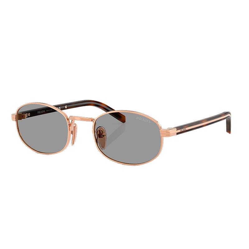 OCULOS DE SOL PRADA FEMININO 0PR B53S SVF/50Q TAM 52 21 145 C/ESTOJO DOURADO ROSE