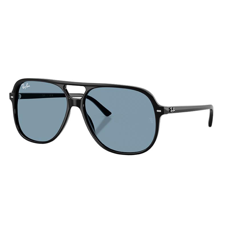 OCULOS DE SOL RAYBAN UNISSEX 0RB2198 901/5660 TAM 60 14 145 PRETO / LENTES VERDE