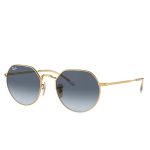 OCULOS DE SOL RAY BAN FEMININO 0RB3565 001/8655 4920145MM DOURADO AZUL