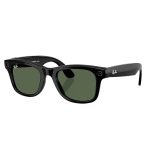 OCULOS INTELIGENTE UNISSEX RAY BAN ELECTRONIC SPECTACLES META TAM 50 22 150MM 0RW4012 601/7150 PRETO
