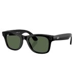 OCULOS INTELIGENTE UNISSEX RAY BAN ELECTRONIC SPECTACLES META TAM 53 22 155MM 0RW4012 601/7153 PRETO