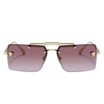 OCULOS DE SOL FEMININO VERSACE 0VE2245 10028H TAM 60 DOURADO
