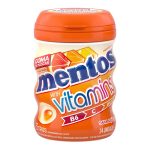 GOMA DE MASCAR MENTOS SEM ACUCAR VITAMINS POTE 68G