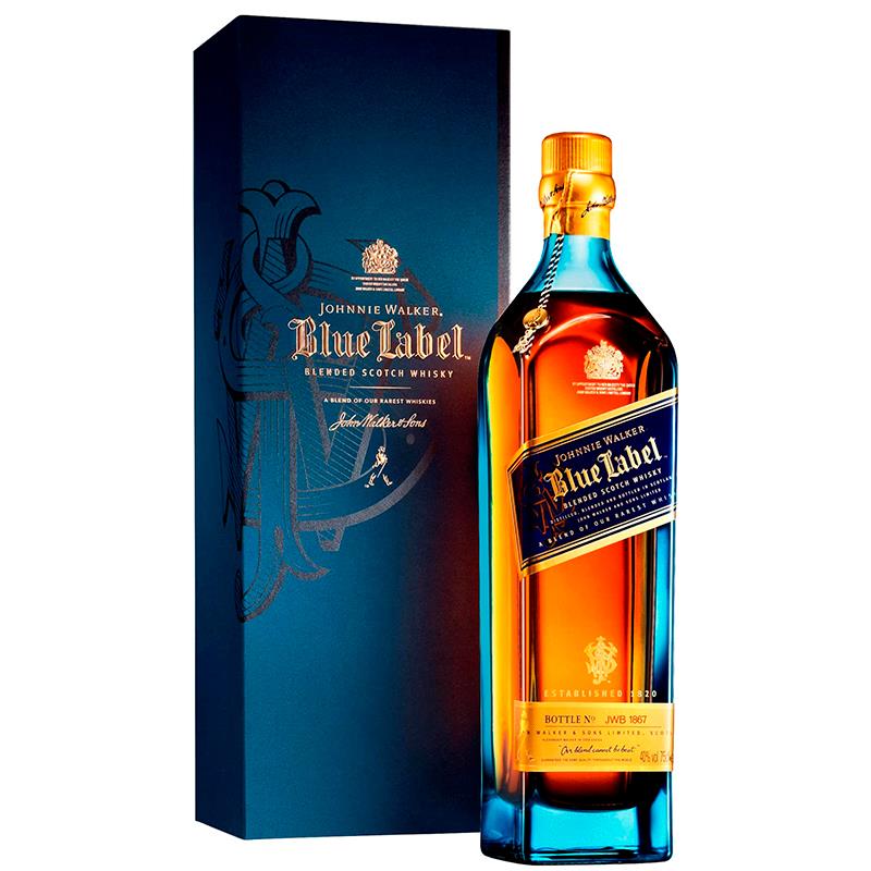 WHISKY JOHNNIE WALKER BLUE LABEL 750ML 40%