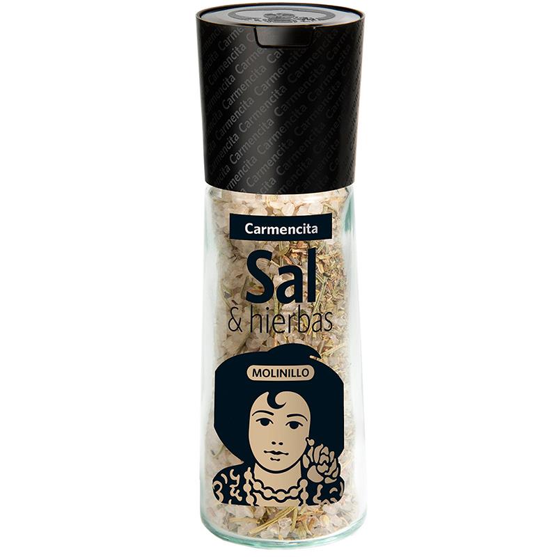 SAL MARINHO COM ERVAS E MOEDOR CARMENCITA 95G