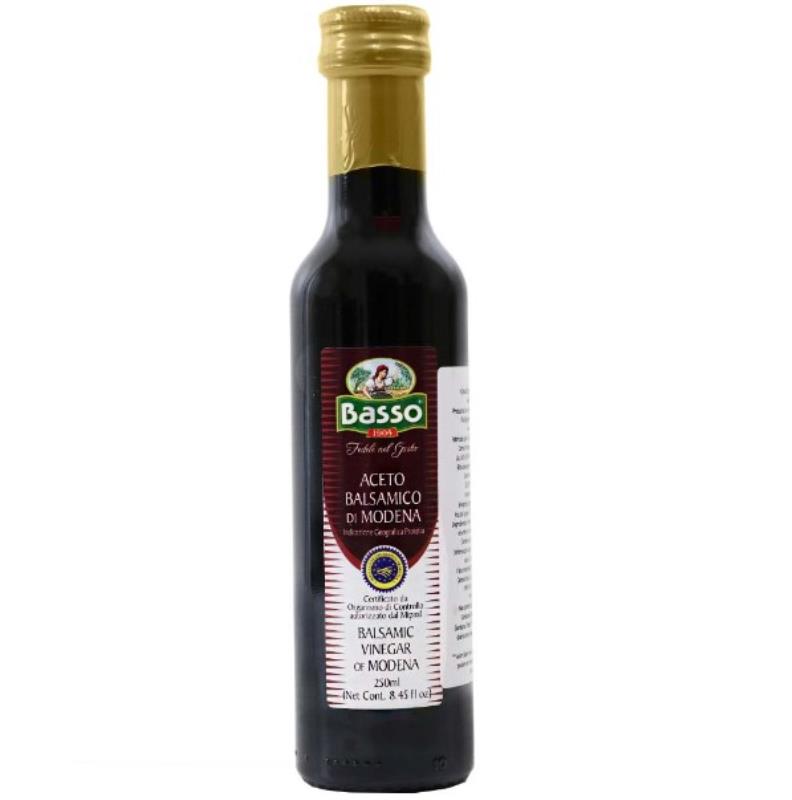 VINAGRE BALSAMICO BASSO DARK BORDOLESE 250ML