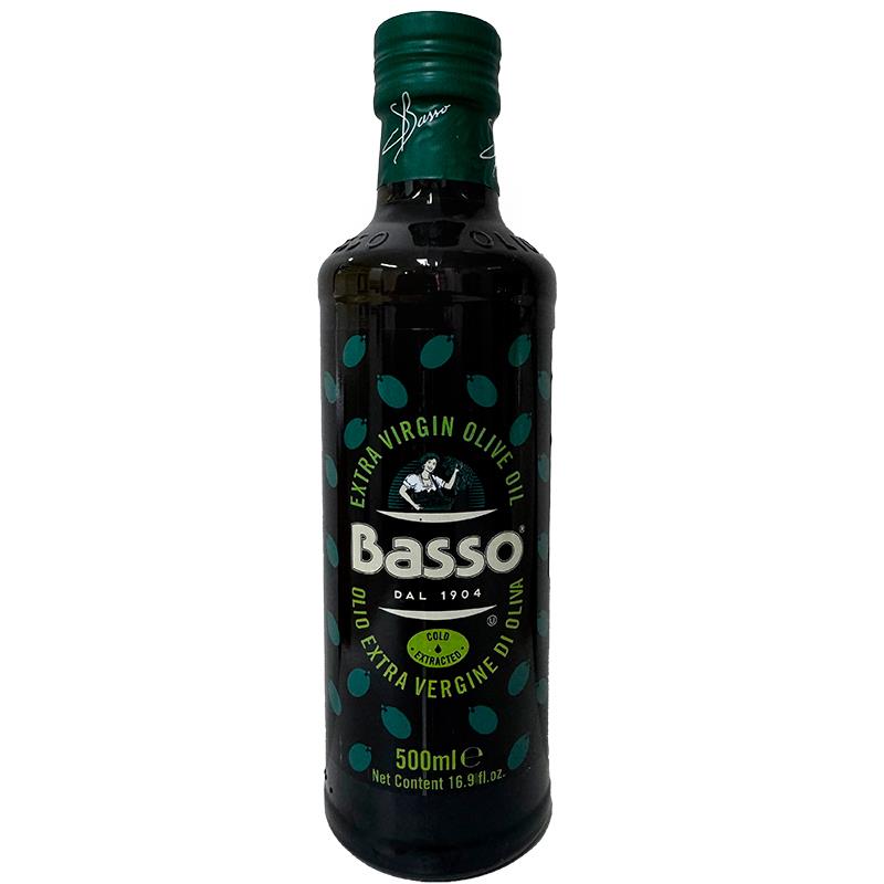 AZEITE DE OLIVA BASSO EXTRA VIRGEM DARK BOTTLE 500ML