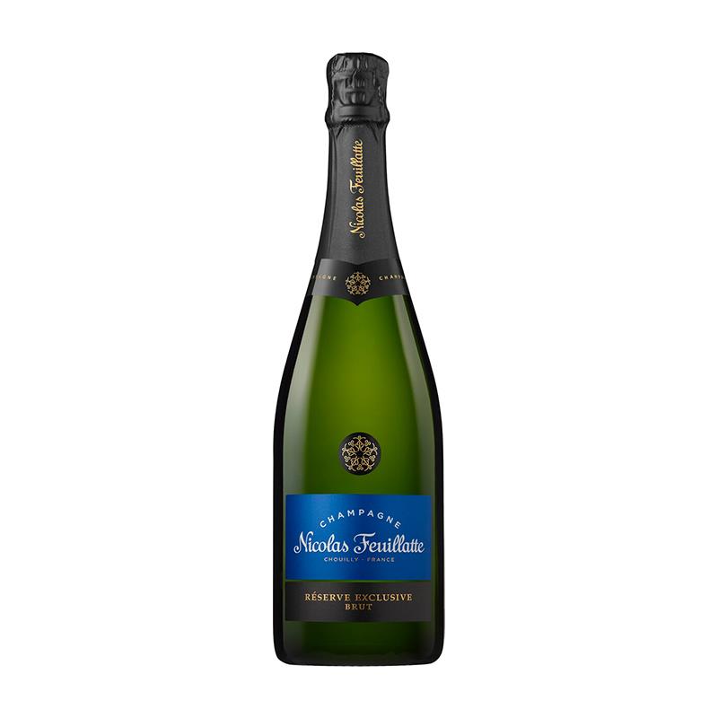 CHAMPAGNE NICOLAS FEUILLATTE RESERVE EXCLUSIVE BRUT 750ML 12%