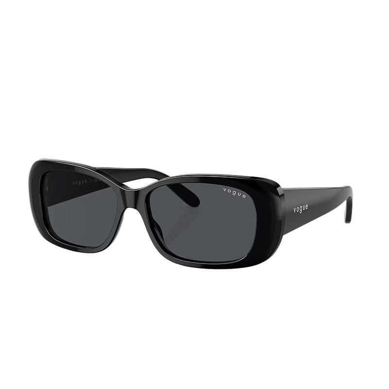 OCULOS DE SOL VOGUE FEM PRETO CINZA TAM 55 0VO2606S