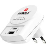ADAPTADOR DE TOMADAS UNIVERSAL SKROSS 1302423 EURO USB CHARGER 6