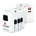 ADAPTADOR DE TOMADAS UNIVERSAL SKROSS 1302540 PRO LIGHT USB ADAPTER PRO LIGHT WORLD