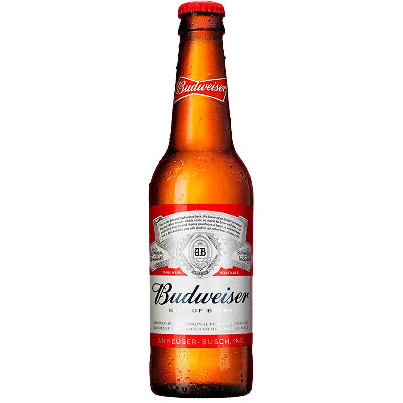 CERVEJA BUDWEISER GARRAFA 355ML 5%