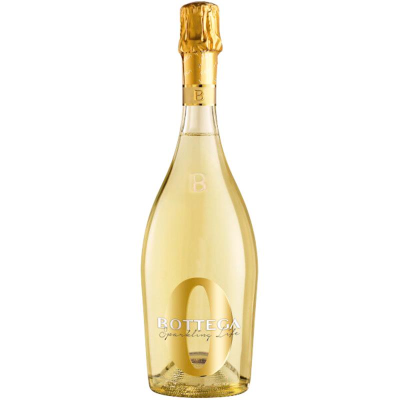VINHO ESPUMANTE BOTTEGA S/ALCOOL SPARKLING LIFE BRANCO GAPE 750ML