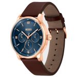 RELOGIO ANALOGICO MASCULINO HUGO BOSS 1514126 TAM 44MM MARROM