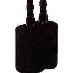 ETIQUETAS DE BAGAGEM CLASSICAS GO TRAVEL COM FIVELA SEGURA PRETO CLASSIC TAGS