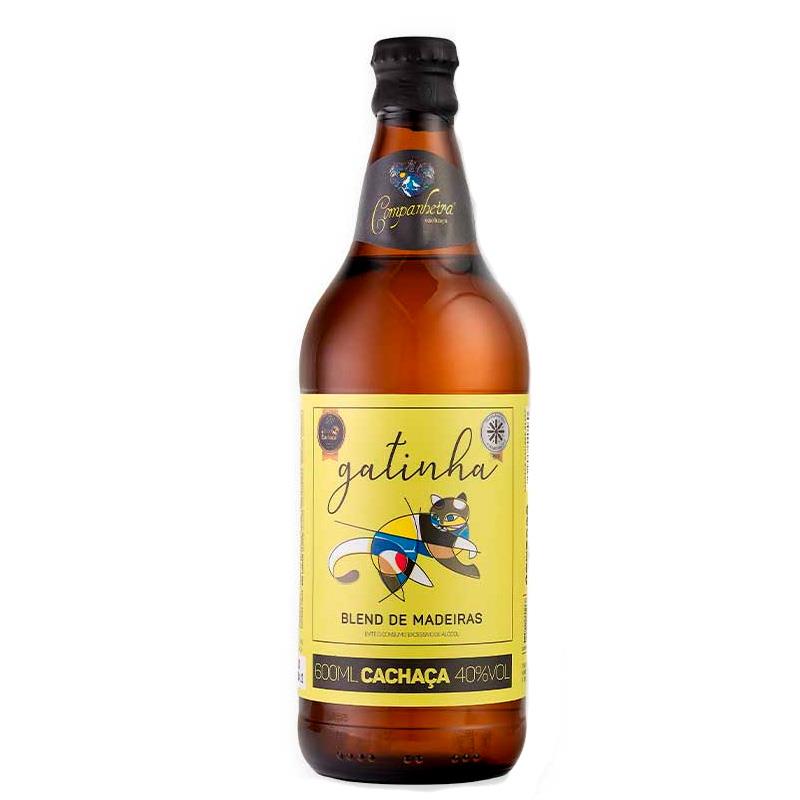 CACHACA COMPANHEIRA GATINHA 600ML 40%