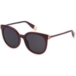 OCULOS DE SOL FEMININO FURLA SFU625 TOTAL BORDEAUX TAM 52