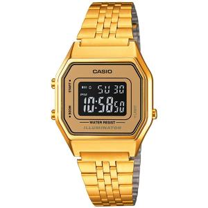 RELOGIO DIGITAL FEMININO CASIO LA680WGA9BDF DOURADO