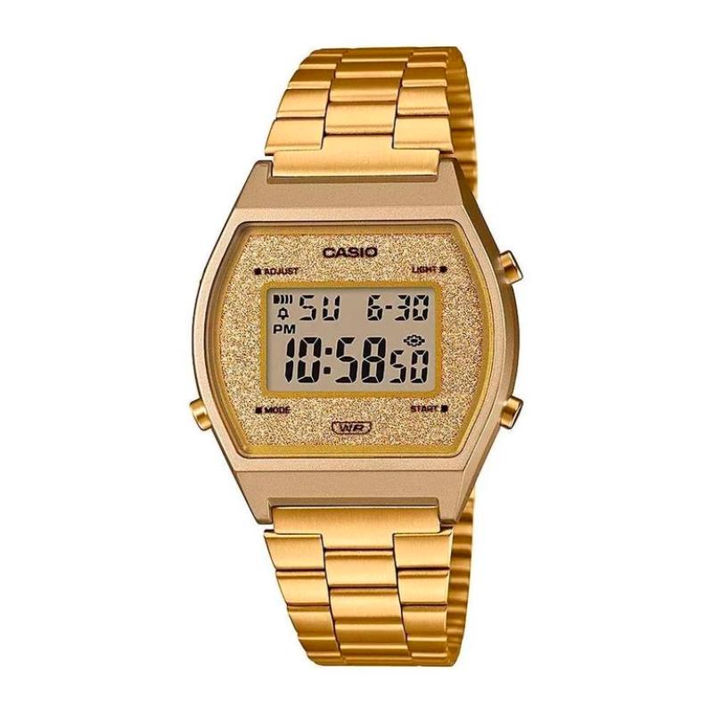 RELOGIO DIGITAL FEMININO CASIO B640WGG9DF DOURADO