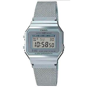 RELOGIO DIGITAL FEMININO CASIO A700WM7ADF PRATA