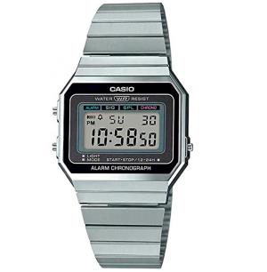 RELOGIO DIGITAL UNISEX CASIO A700W1ADF PRATA