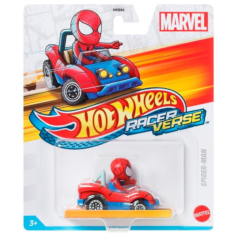 CARRINHO MATTEL HOTWHEELS RACER VERSE SPIDER-MAN HKB86 HKB96