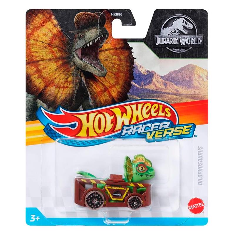 CARRINHO MATTEL HOTWHEELS RACER VERSE DILOPHOSAURUS HKB86 HKD34