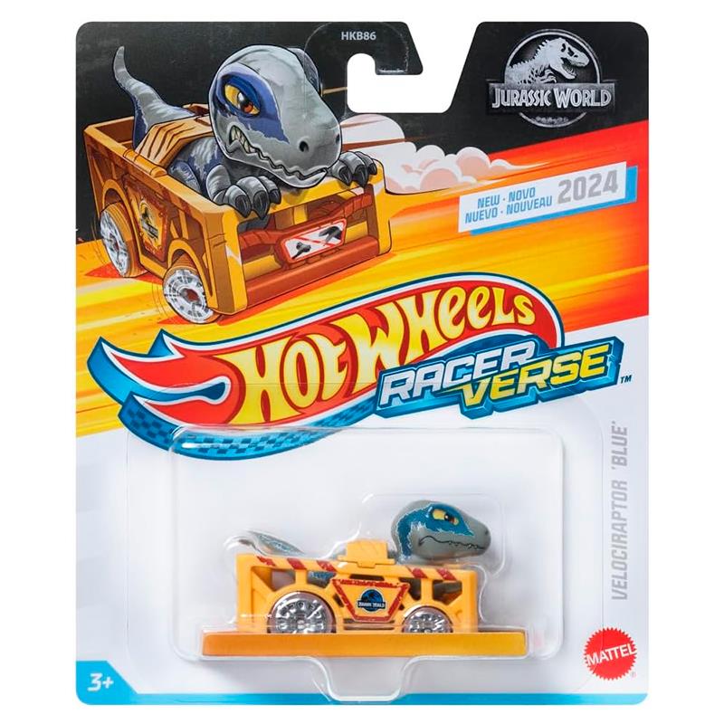 CARRINHO MATTEL HOTWHEELS RACER VERSE VELOCIRAPTOR HKB86 HRT35