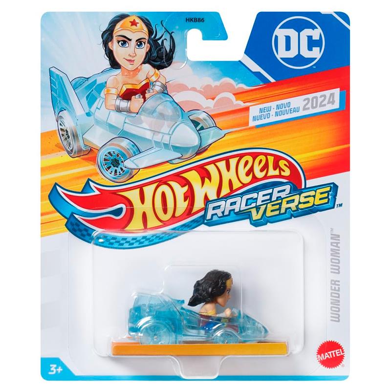 CARRINHO MATTEL HOTWHEELS RACER VERSE WONDER WOMAN HKB86 HRT22