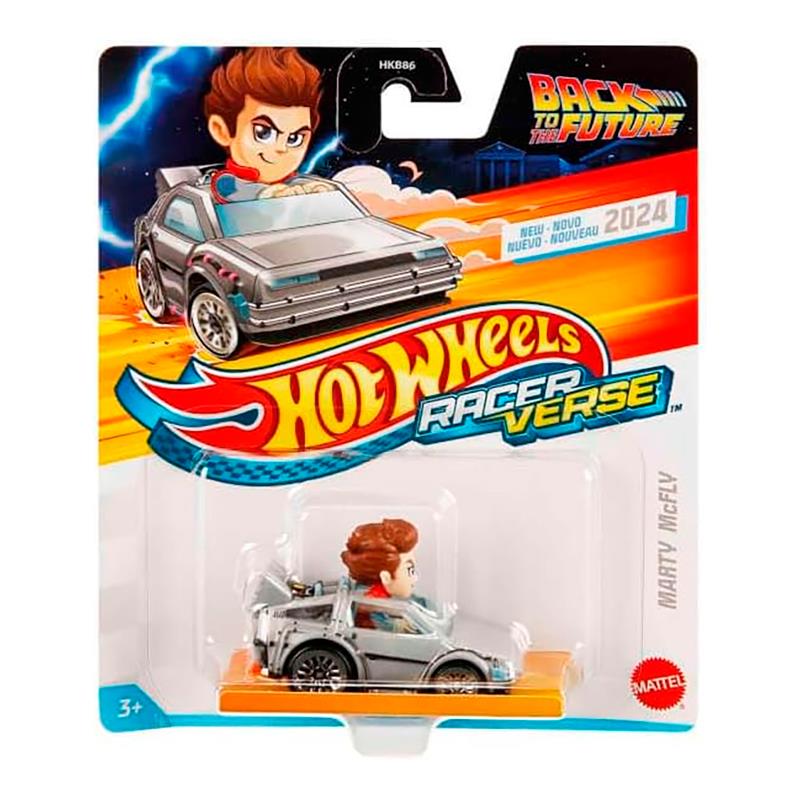 CARRINHO MATTEL HOTWHEELS RACER VERSE MARTY MCFLY HKB86 HRT37