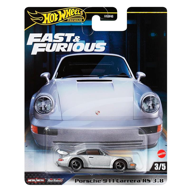 CARRINHO MATTEL HOTWHEELS FAST FURIOUS CARS PORSCHE 911 CARRERA RS 3.8 3/5 HRT97 HNW46