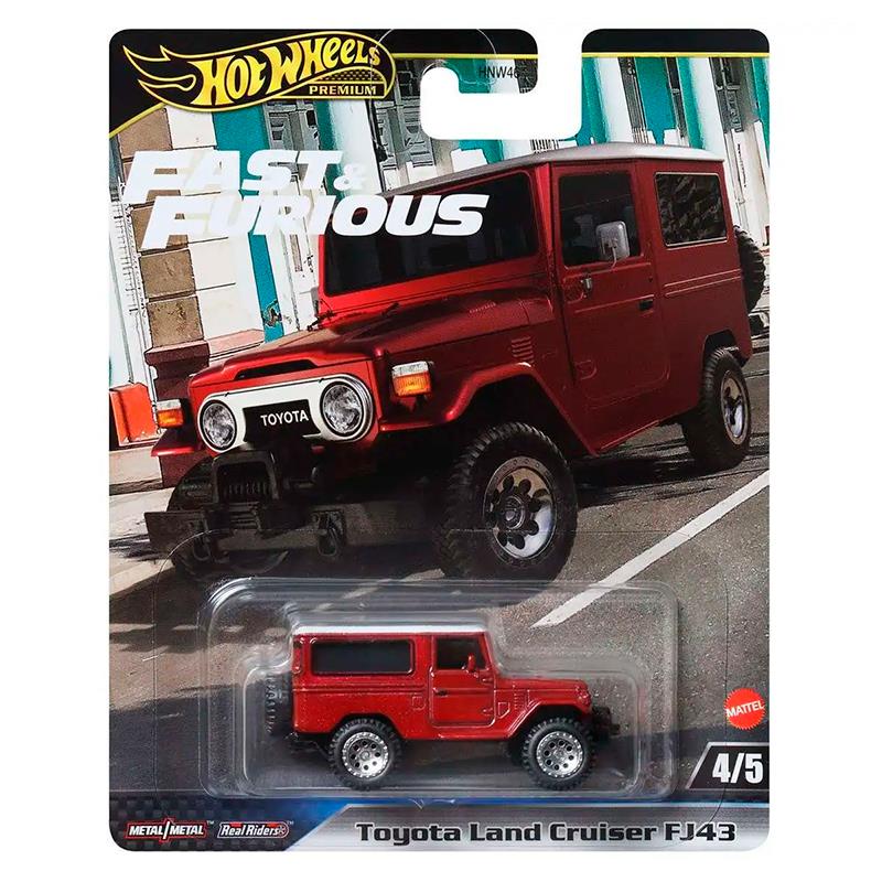 CARRINHO MATTEL HOTWHEELS TOYOTA LAND CRUISER FJ43 FASTFURIOUS CARS 4/5 HRT96 HNW46