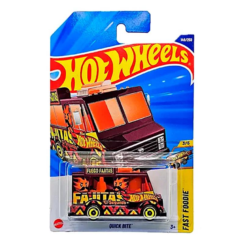 CARRINHO MATTEL HOTWHEELS FAST FOODIE QUICK BITE 2025 L2593 JBB63 N9C0P