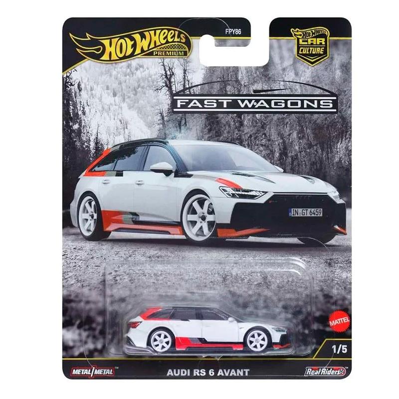CARRINHO MATTEL HOTWHEELS FAST WAGONS AUDI RS 6 AVANT 1/5 FPY86 JBK51