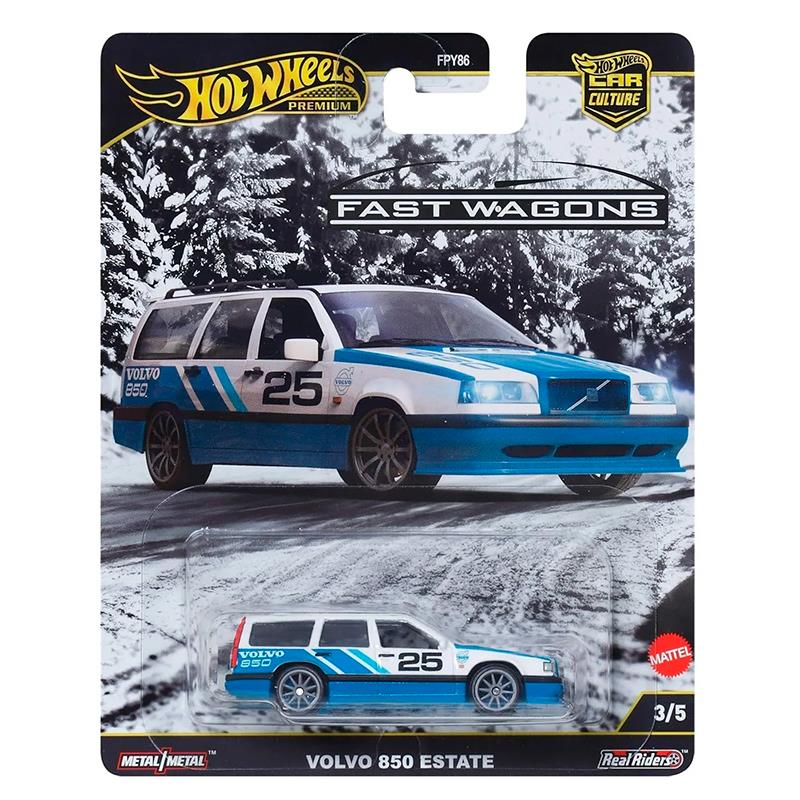 CARRINHO MATTEL HOTWHEELS FAST WAGONS VOLVO 850 ESTATE 3/5 FPY86 JBK68