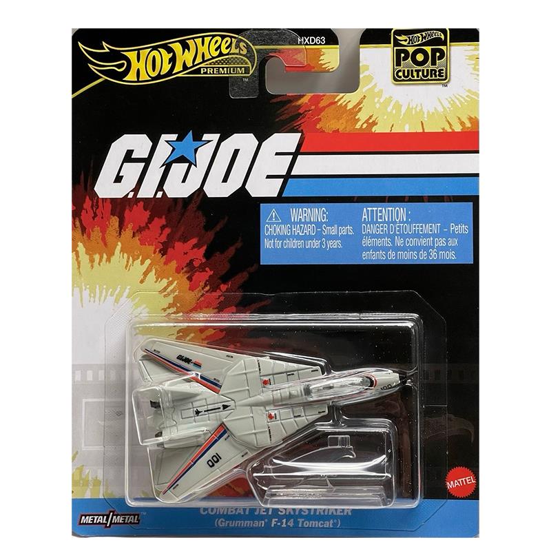 CARRINHO MATTEL HOTWHEELS PREMIUM POP CULTURE COMBAT JET SKYSTRIKER HXD63 JBL747