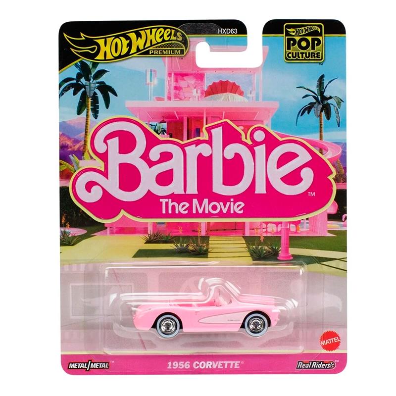 CARRINHO MATTEL HOTWHEELS PREMIUM POP CULTURE CARS 1956 CORVETTE HXD63 JBL79