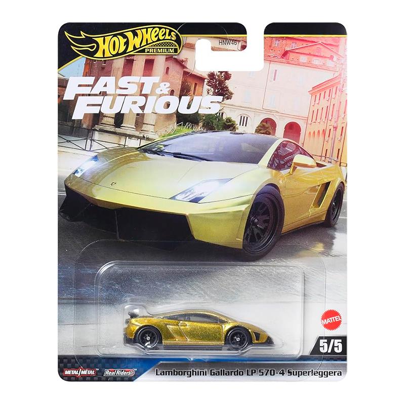 CARRINHO MATTEL HOTWHEELS FASTFURIOUS CARS LAMBORGHINI GALLARDO LP570 5/5 JBM01 HNW46